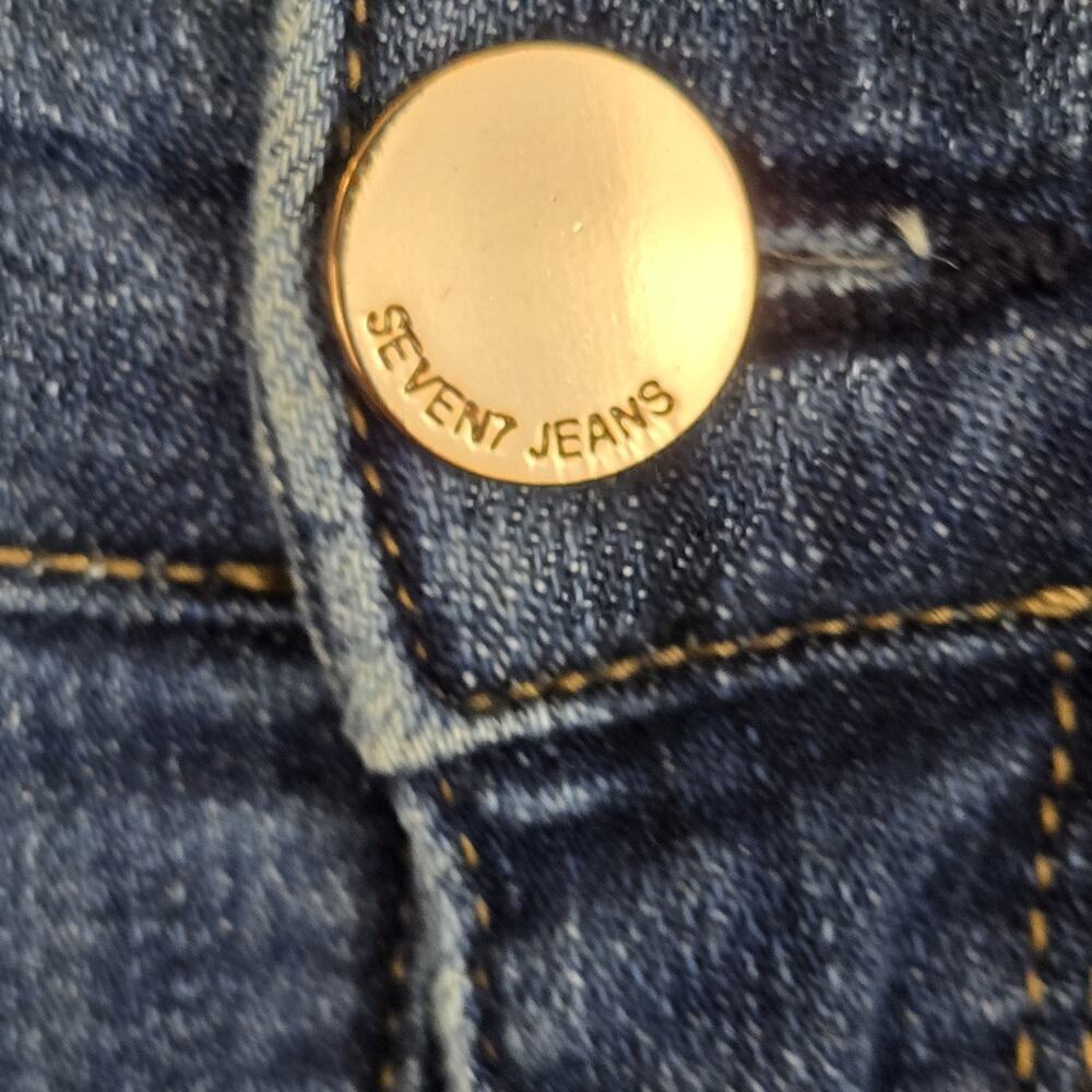Seven7 Metro Ultra High Rise Skinny Jeans Size 12 Classic Style Classic Logo - Picture 3 of 10